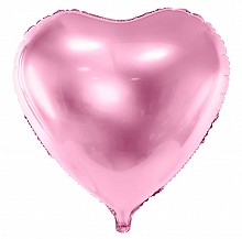 balon     foliowy serce 45cm - FB9M - różowy jasny